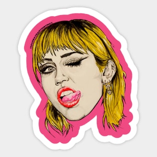 She's Just Being Miley Sticker